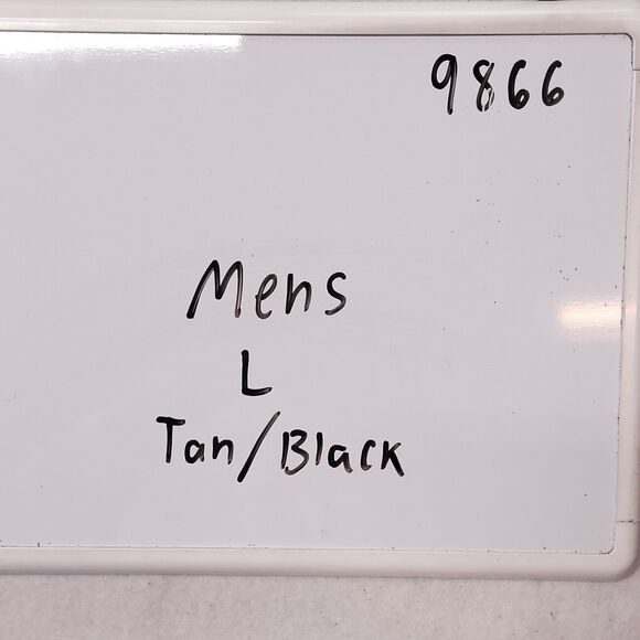 Penguin Club Pullover Short Sleeve Polo Shirt Mens Size Large L Beige Black - Picture 9 of 10